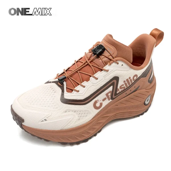 ONEMIX Outdoor Hiking Shoes Casual Mesh Sports Light Wear Running Shoes Men Non-slip Wear-resistant Climbing Shoes Women 2