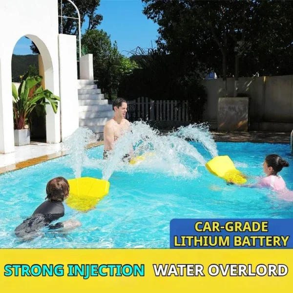 Auto-Grade Battery Electric Surfboard/Swim Pad, 90min 50N Thruster for Adults/Kids, Tangle-Free Motor with 100kg Load Shark Fin 3