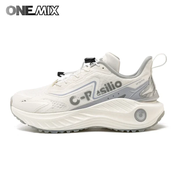 ONEMIX Outdoor Hiking Shoes Casual Mesh Sports Light Wear Running Shoes Men Non-slip Wear-resistant Climbing Shoes Women 6