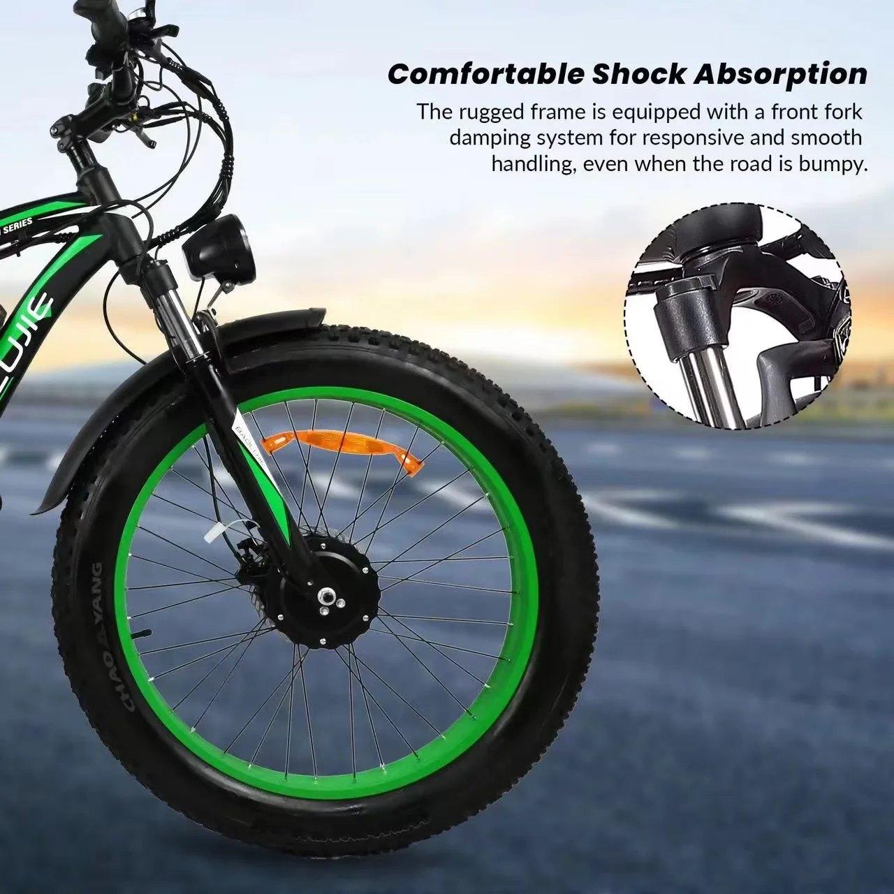 Electric Bike 2000W Dual Motor 48V20AH Lithium Battery 21 Speed E-bike Hydraulic Brake 26*4 Inch Fat Tire Snow Electric Bicycle 2