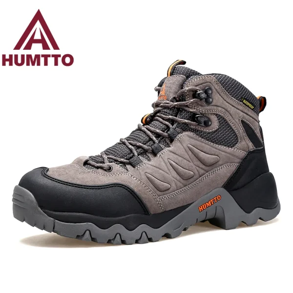 HUMTTO outdoor hiking shoes men's waterproof hiking boots women's breathable hunting boots sports sneakers trekking shoes 1