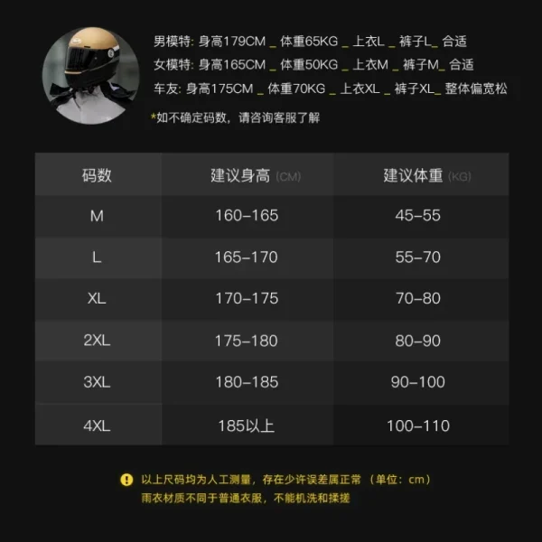 Raincoat Rain Pants Suit Motorcycle Split Body Rainstorm Proof Adult Take Away Electric Bicycle Reflective Riding Poncho 6