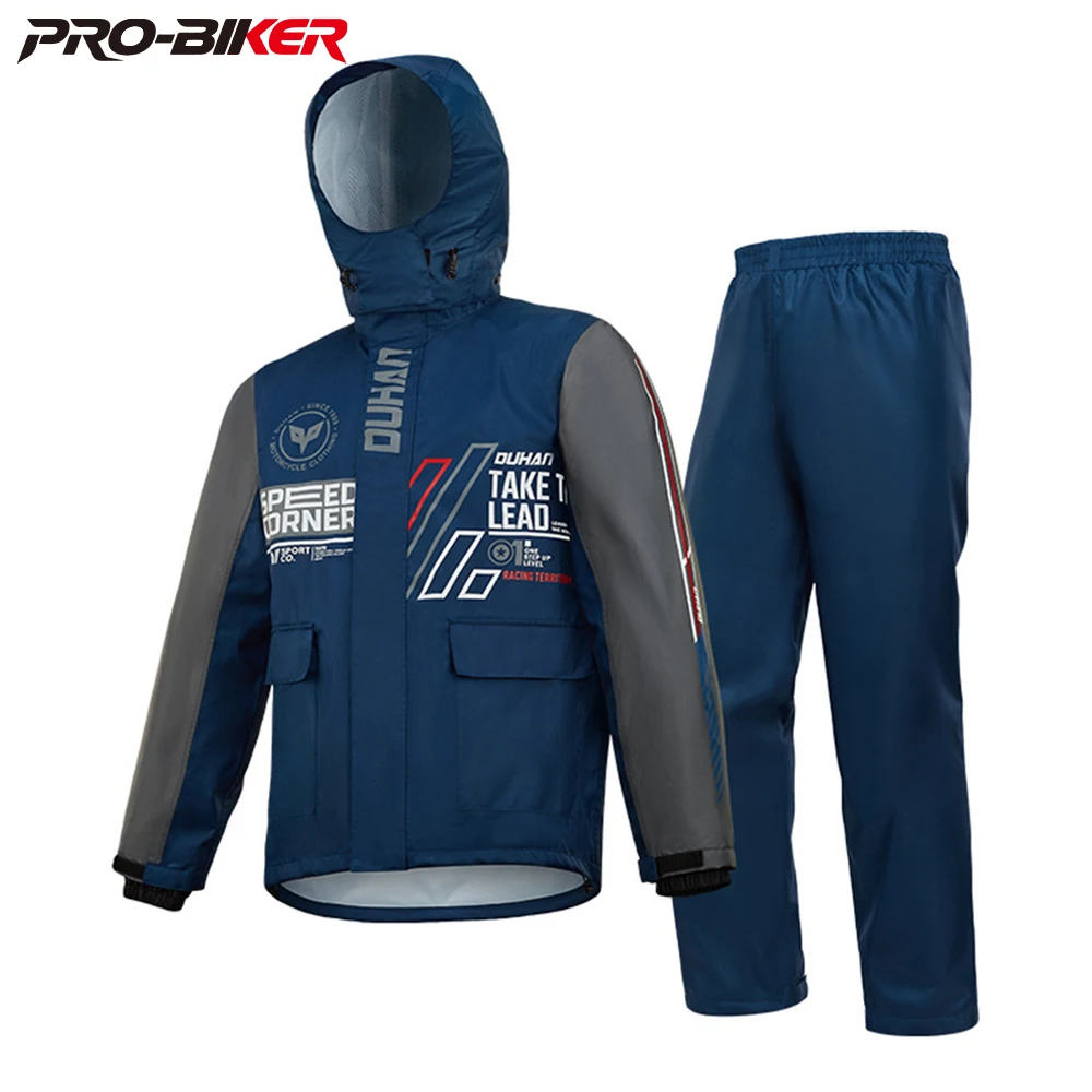 DUHAN Motorcyclist Jacket Rain Suit for Motorcyclist Chaqueta Moto Impermeable Motociclista Raincoat Chamarra Motociclista 3