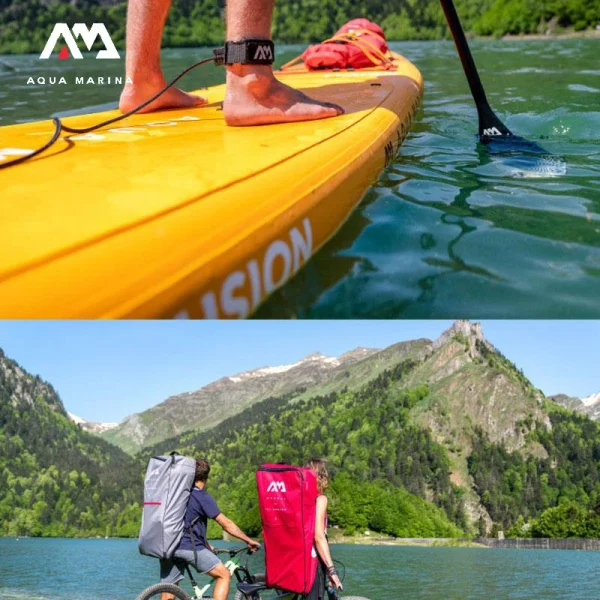 AQUA MARINA FUSION Stand Up Paddle Board Surfing Surfboard Longboard SUP Water Sports Accessory Inflatable 3.3m 5