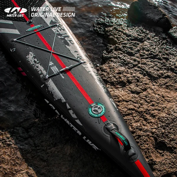 WATERLIVE ZHUMO 14' Surfboard Aquatic Sports Racing Fast Taxiing Professional Standing Paddle SUP Board Efficient Water Breaking 6