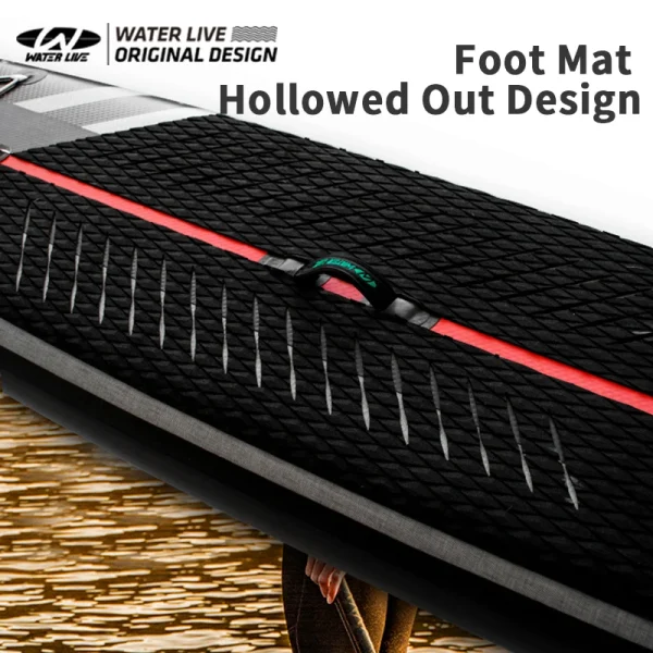 WATERLIVE ZHUMO 14' Surfboard Aquatic Sports Racing Fast Taxiing Professional Standing Paddle SUP Board Efficient Water Breaking 5