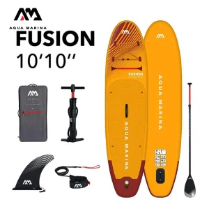 AQUA MARINA FUSION Stand Up Paddle Board Surfing Surfboard Longboard SUP Water Sports Accessory Inflatable 3.3m 1
