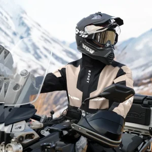 26N Motorcycle Rain Suit for Men Waterproof Rider Jacket Pants Set Full Body Storm Protection 1